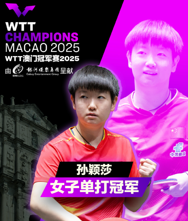 乒坛第一高, fj, 冠王